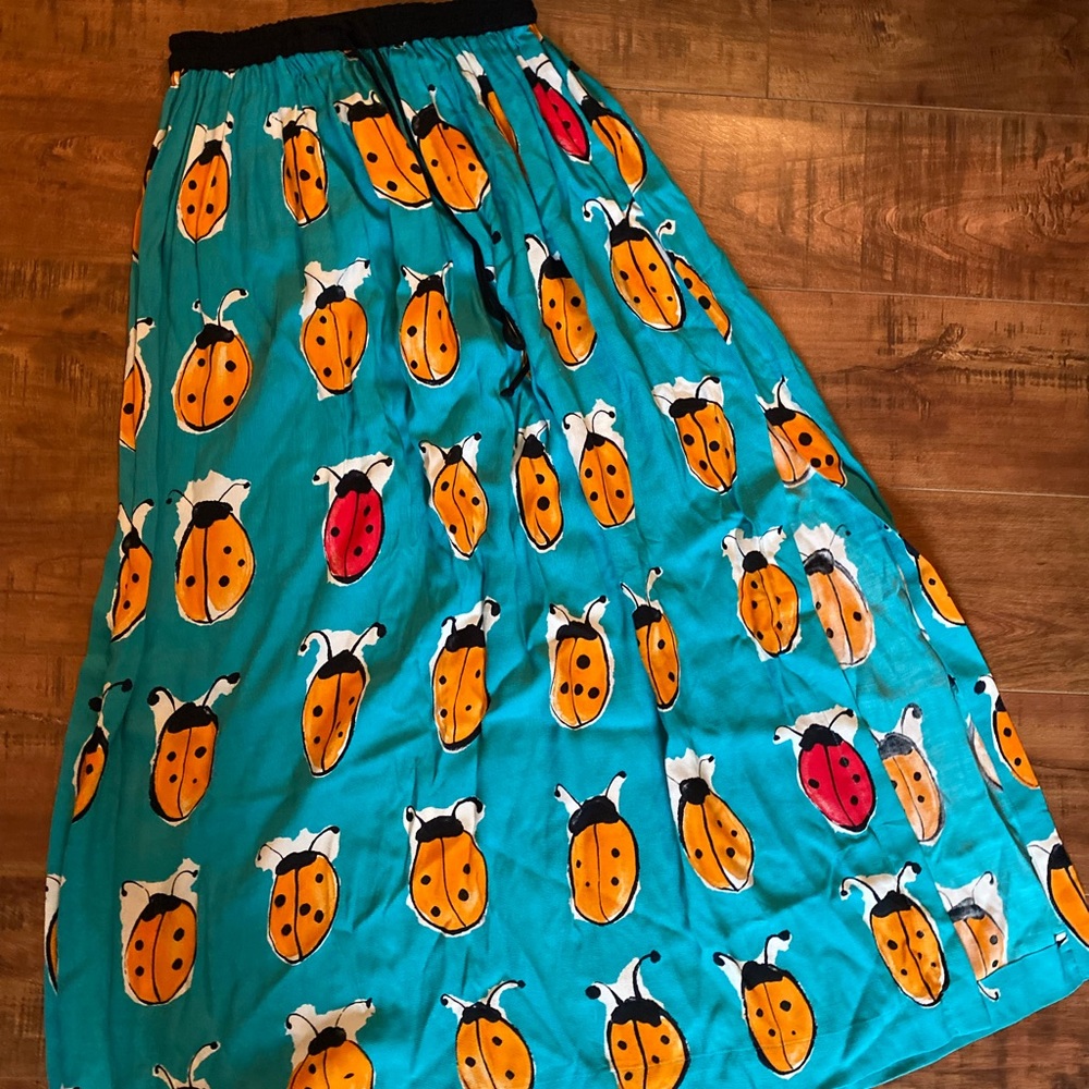 Vintage Ladybug Skirt by Platinum Dorothy Schoelen